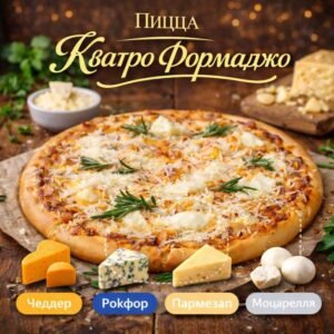 Пицца Кватро формаджо